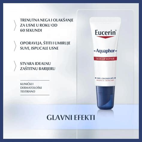 Eucernin Aquaphor Sos Balsam Za Ispucale Usne Ml Eapoteka