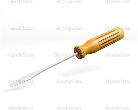 Flathead Screwdriver — Stock Photo © crispydigits #14456727