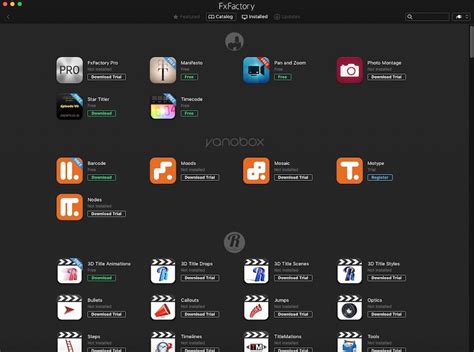 Mac上的ae插件 Pr插件 Fcpx插件 Fxfactory For Mac视频插件合集 未来mac下载