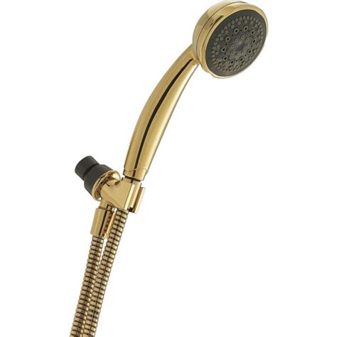 Peerless Polished Brass 5 Spray Shower Head At