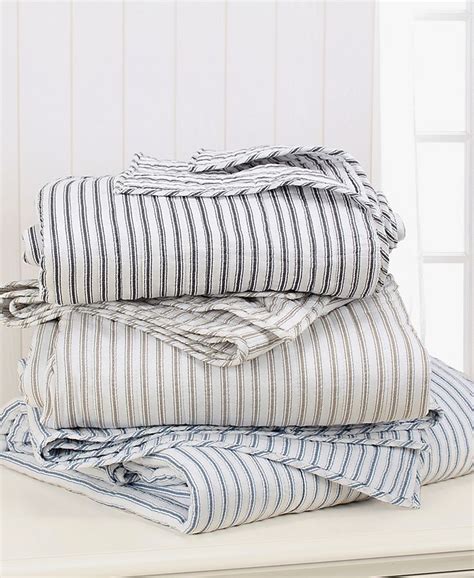 Levtex Home Tobago Stripe Reversible 3 Piece Quilt Set Kingcal King