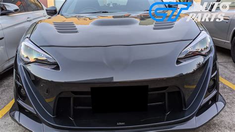 Mp Vented Carbon Fibre Bonnet Hood For Toyota Subaru Brz