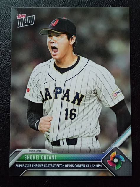 【未使用に近い】2023 Topps Now Wbc 53 Shohei Ohtani 大谷翔平 Mlb Wbcの落札情報詳細 ヤフオク