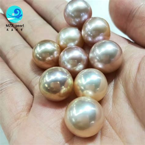 Very Large Size 14 15mm Good Price Freshwater Edison Round Shape Pearls Beads Aa Grade For