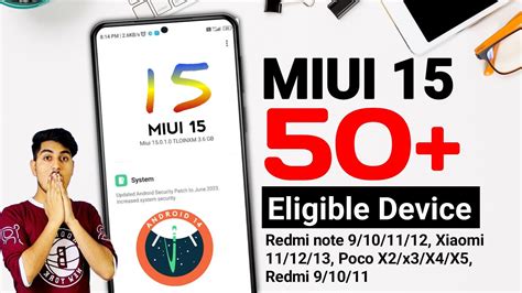 Miui 15 Android 14 Early Eligible Devices List 50 New Devices Iphone Wired