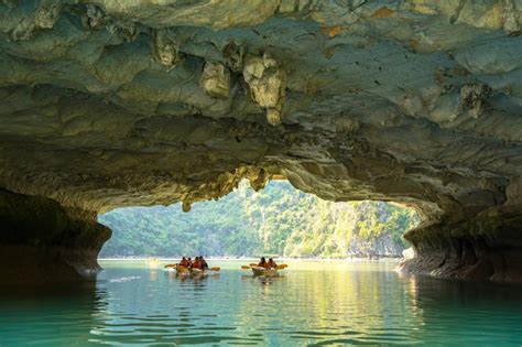 beautiful caves  halong bay