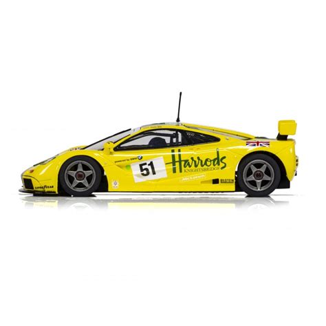 Scalextric 1 32 Slot Car Mclaren F1 Gtr 51 Harrods Le Mans 1995 Slot Car Racing From Le Mans