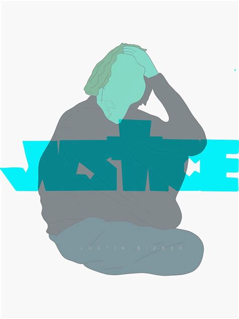 "JUSTICE Album Cover JB" Sticker for Sale by KirraKiwi13 | Redbubble