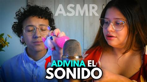 ASMR ADIVINA El SONIDO Con Mi HERMANO Asmr Triggers Sonidos