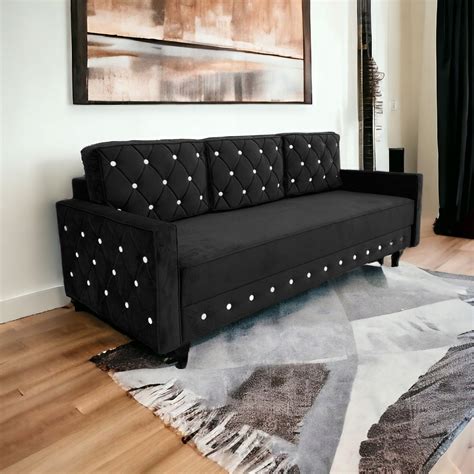 Kanapa Sofa Rozk Adana Chesterfield Glamour Pikowana Z Funkcj Spania