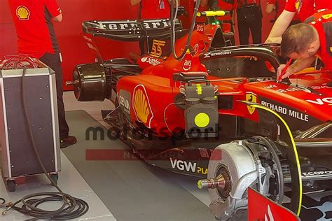 Ferrari S New Red Bull Style F Sidepods Revealed In Spain