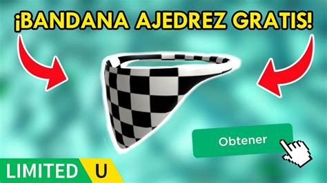 Limited Nueva Bandana Ajedrez Gratis En Roblox Items Gratis