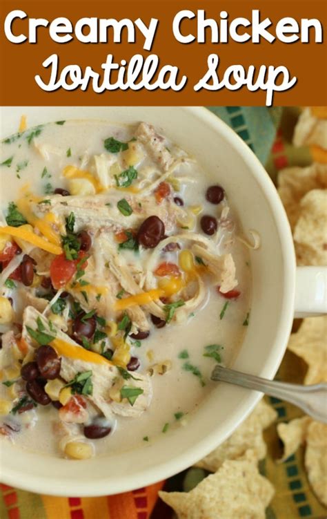 Instant Pot Creamy Chicken Tortilla Soup Diary Of A Recipe Collector