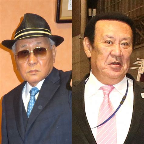 日本ボクシング連盟前会長の山根明氏（左）と、全日本テコンドー協会の金原昇会長 ― スポニチ Sponichi Annex スポーツ