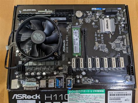 Yahoo オークション Asrock H110 Pro Btc セット（マザーボード＋cp