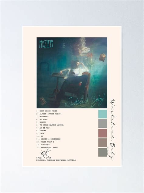 "Hozier album cover poster " Poster for Sale by ArtsyCoconut | Redbubble