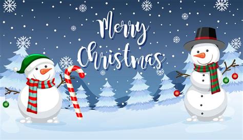 Christmas Snowman Vector Art, Icons, and Graphics for Free Download