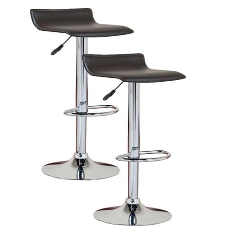 Adjustable Swivel Bar Stool Black Set of 2 ǀ Furniture ǀ Today's Design ...