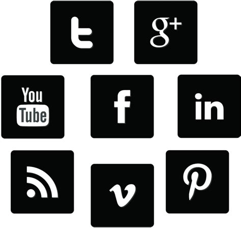 Download Image Description White Social Media Png Social Icons Css