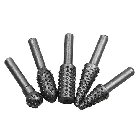 5pcs Rasp File Drill Bits Rasp Set Drill Grinder Drill Rasp For