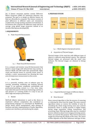 IRJET Object Identification In Steel Container Through Thermal Image