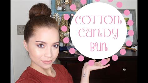 How To Cotton Candy Bun Youtube