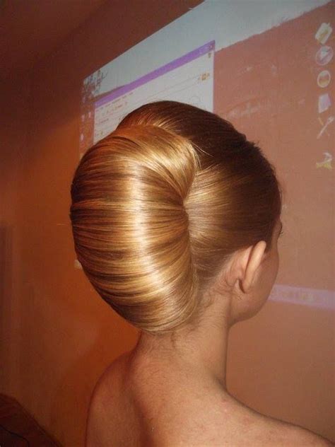 Large French Roll In Blonde … French Twist Hair Bun Hairstyles Long