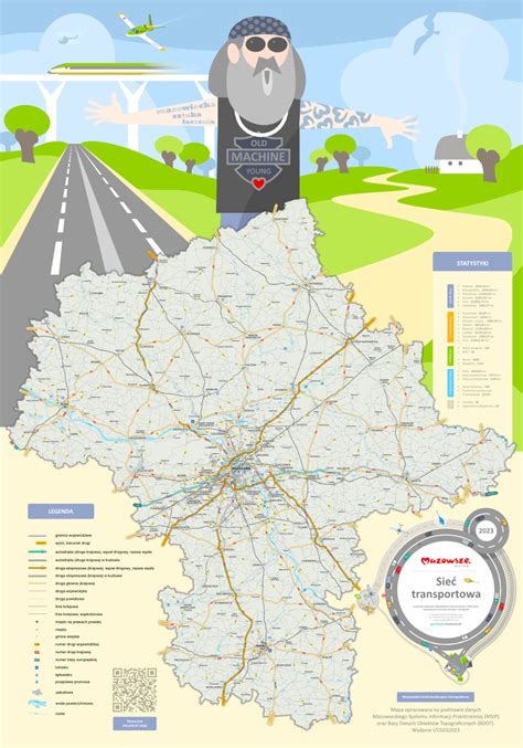 Mapa Transportowa Mazowsza