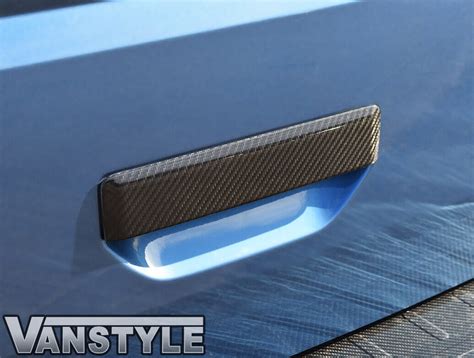 VW T6 TRANSPORTER 2015 19 REAL CARBON FIBRE TAILGATE REAR DOOR HANDLE