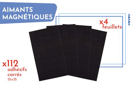 Wintex Feuilles Magn Tiques Aimant Es X Carreaux Par Feuille