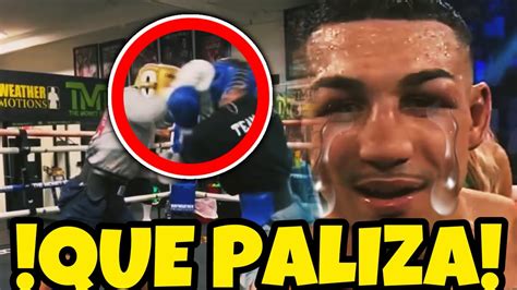 Canelo Lvarez Vs Te Fimo L Pez Pelea Sparring Canelo Le Da Una Paliza