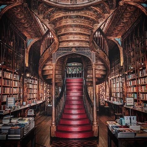 The Lello Bookstore Is Located In Porto Portugal And Is One Of The