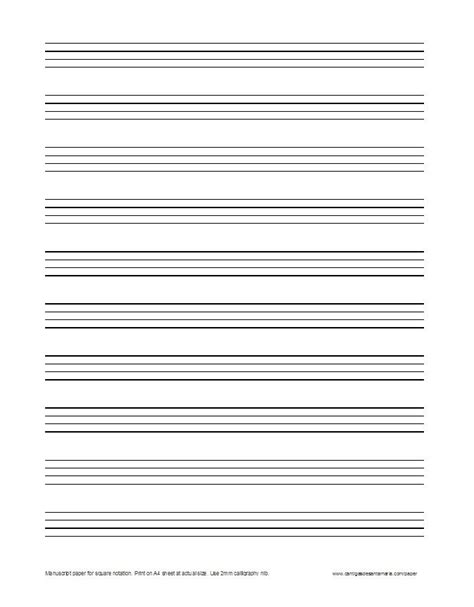 Lined Paper Template