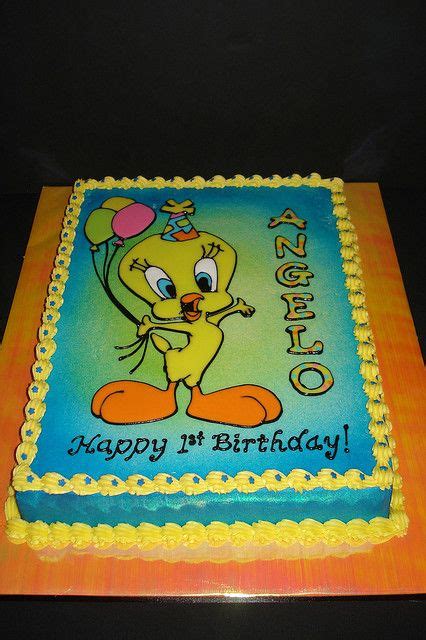 Tweety Bird Birthday Cake | Bird birthday, Tweety cake, Childrens ...