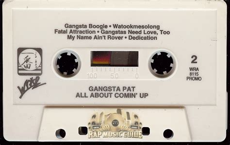 Gangsta Pat All About Comin Up Cassette Tape Rap Music Guide