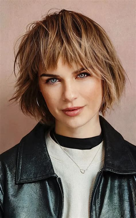 These 34 Short Shaggy Bob Haircuts Are The On Trend Look Right Now