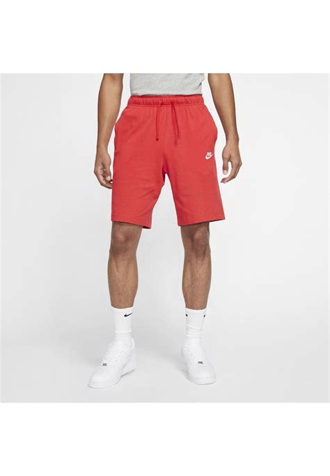 Nike Sportswear Club Shorts University Red White Rood Zalando Nl