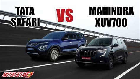 Tata Safari Vs Mahindra Xuv Comparison Youtube