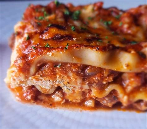 Lasagna With Meat Sauce Lite Cravings Ww Recipes