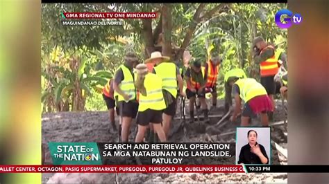 Search And Retrieval Operation Sa Mga Natabunan Ng Landslide Patuloy