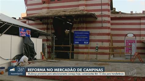 Reforma Do Mercad O Transfer Ncia De Lojas Atrasa E Comerciantes