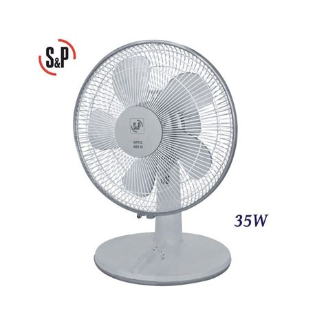 Comprar Ventilador De Sobremesa Silencioso W Gris Velocidades S P