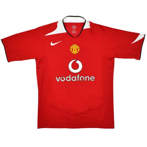 2004 06 Maillot Retro Vintage Manchester United Home Scholes