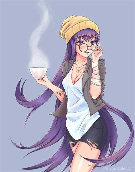 Yuri In College Ddlc Yuri Fan Art Doki Doki Literature Club