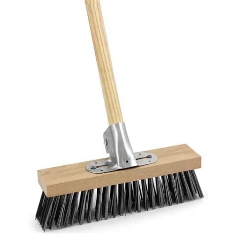 JanSan Industrial Wire Broom Head Stiff Handle 9