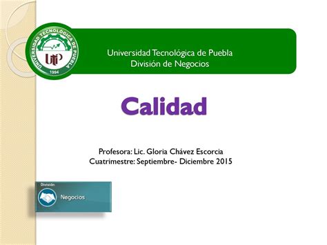 Universidad Tecnológica de Puebla División de Negocios ppt descargar