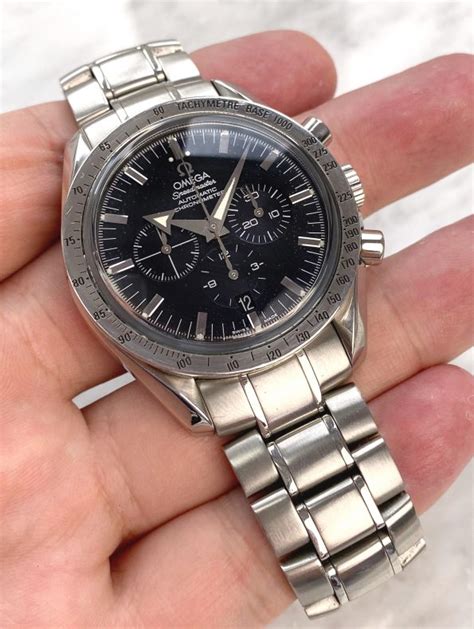 Omega Speedmaster Broad Arrow Moonwatch Chronograph 35515000 Full Set