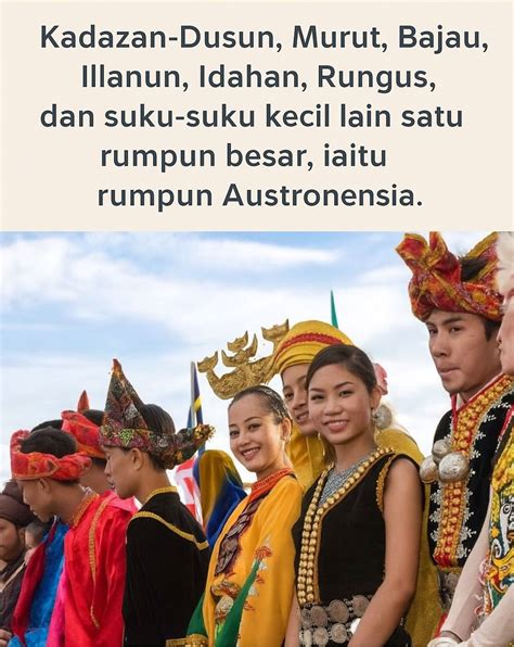salleh suku kaum  kadazan dusun murut bajau illanun idahan