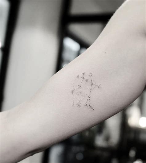 Gemini Constellation Tattoo On The Arm Thefab S