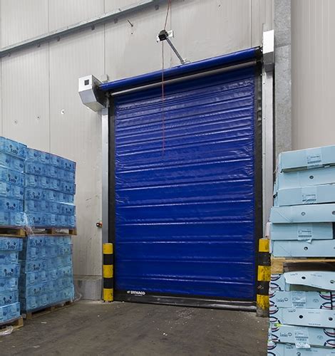 Insulated Rapid Roll Up Doors High Speed Freezer Door Dynaco